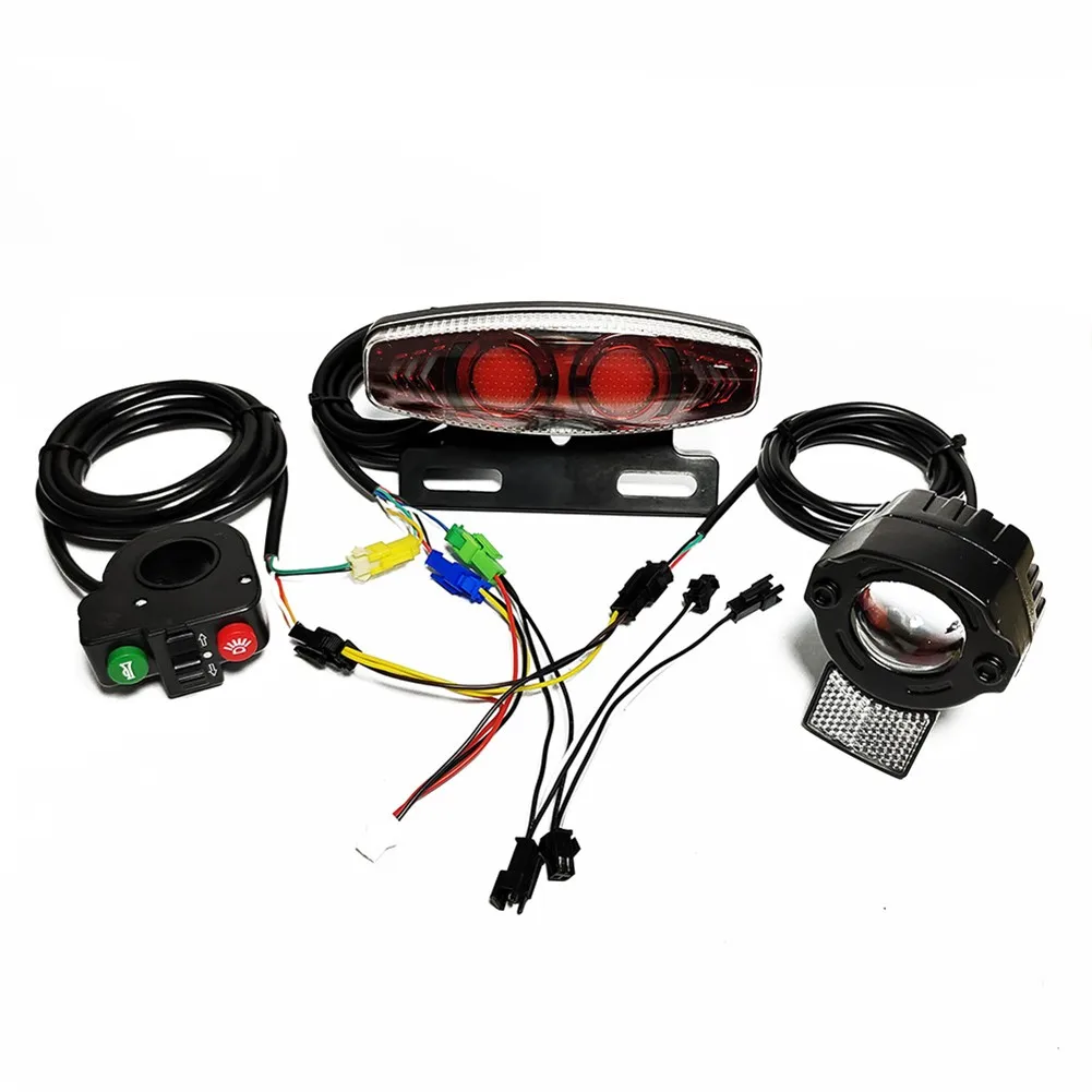 24-48V Ebike Headlight Tail Rear Lights LED Lamp Electric Bike Light Switch Set Flashing Spotlight Headlamp Cycling Rear Light
24-48V Ebike Headlight Tail Rear Lights LED Lamp Electric Bike Light Switch Set Flashing Spotlight Headlamp Cycling Rear Light