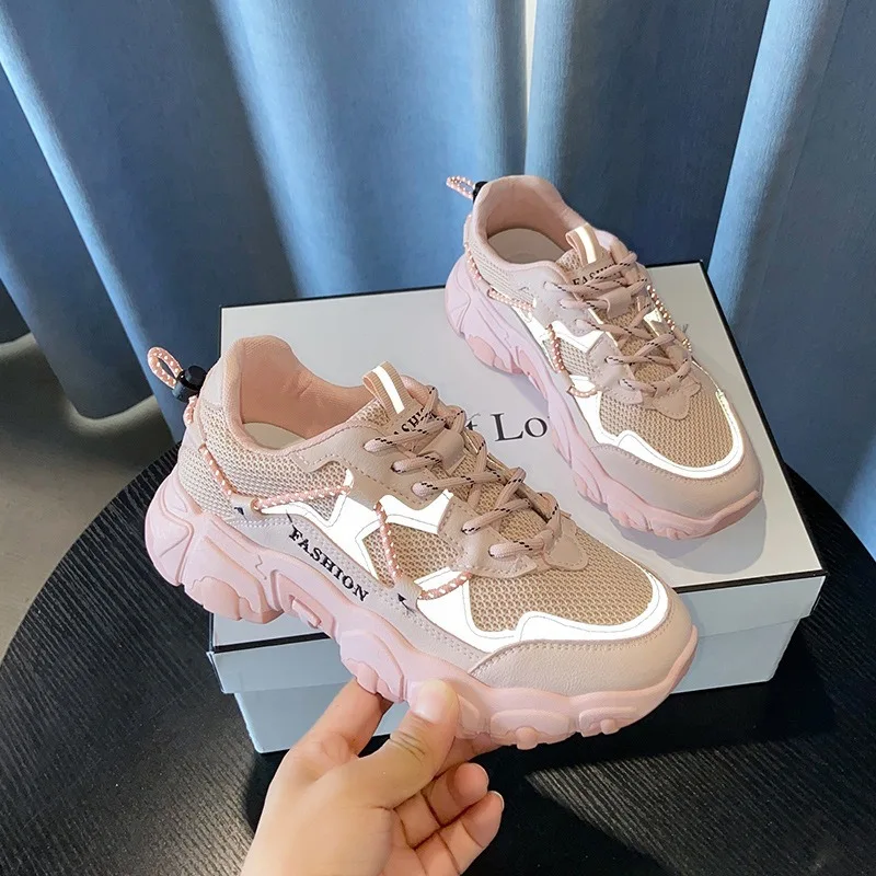 2020 Women Vulcanized Fashion Woman Bling Mesh Breathable Shoes Ladies Lace Up Sport Shoes Women's Runnig Shoes Female Footwear
2020 Women Vulcanized Fashion Woman Bling Mesh Breathable Shoes Ladies Lace Up Sport Shoes Women's Runnig Shoes Female Footwear