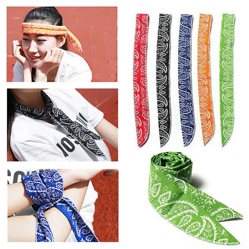 New Fashion Neck Cooler Scarf Body Ice Cool Cooling Wrap Tie Headband Hiking Scarves Multifunction Non-toxic Silk Scarf 
New Fashion Neck Cooler Scarf Body Ice Cool Cooling Wrap Tie Headband Hiking Scarves Multifunction Non-toxic Silk Scarf