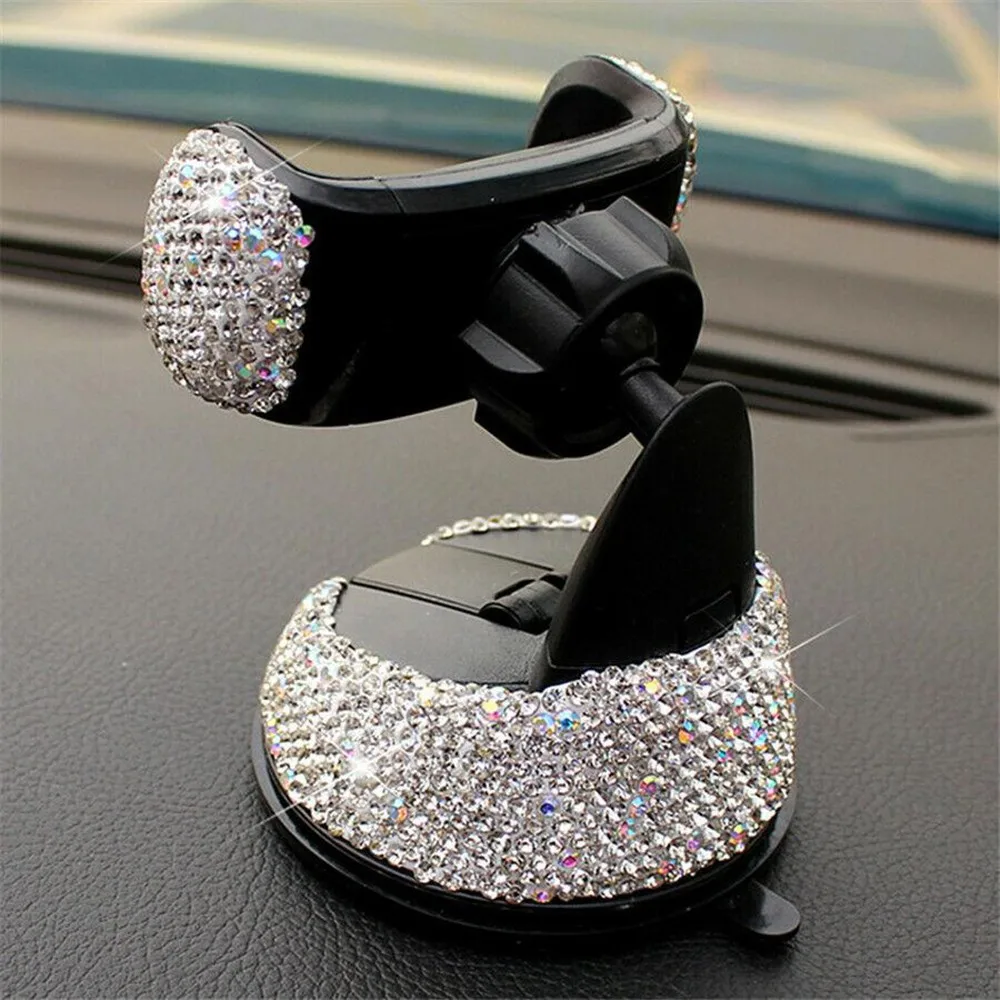 Universal Car Phone Holder Dashboard Stand Crystal Bling Girls Interior Trim Interior Trim Dashboard Mounts
Universal Car Phone Holder Dashboard Stand Crystal Bling Girls Interior Trim Interior Trim Dashboard Mounts
