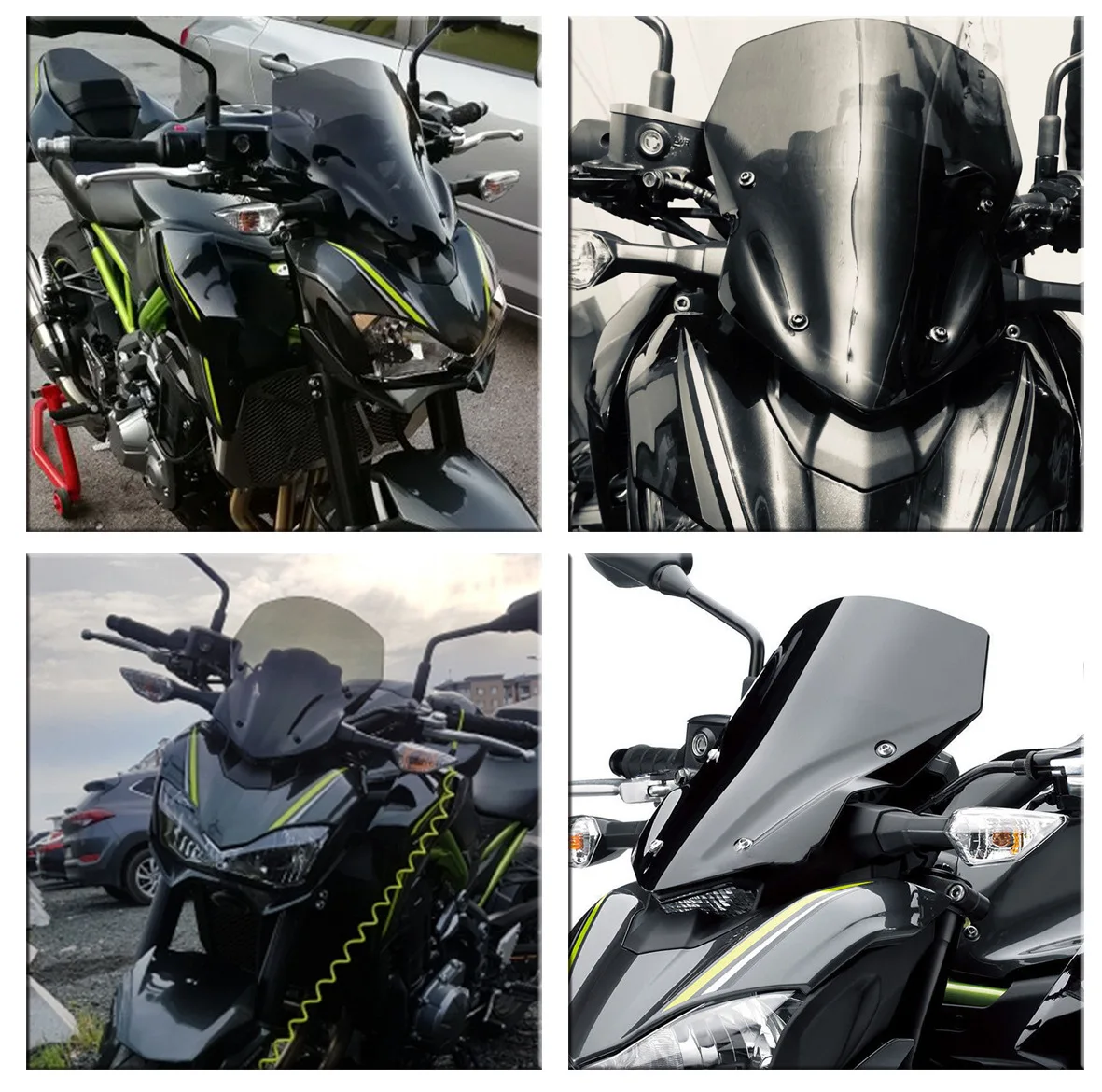 Motorcycle accessories for Kawasaki Z900 Z 900 2017 2018 high quality windshield wind deflector 
Motorcycle accessories for Kawasaki Z900 Z 900 2017 2018 high quality windshield wind deflector