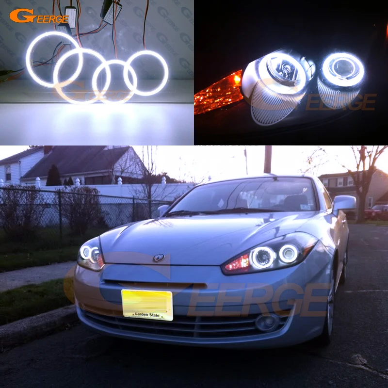 Для Hyundai Tiburon Tuscani Coupe SIII GK FL2 2007 2008 отличный ультра яркий COB комплект светодиодов