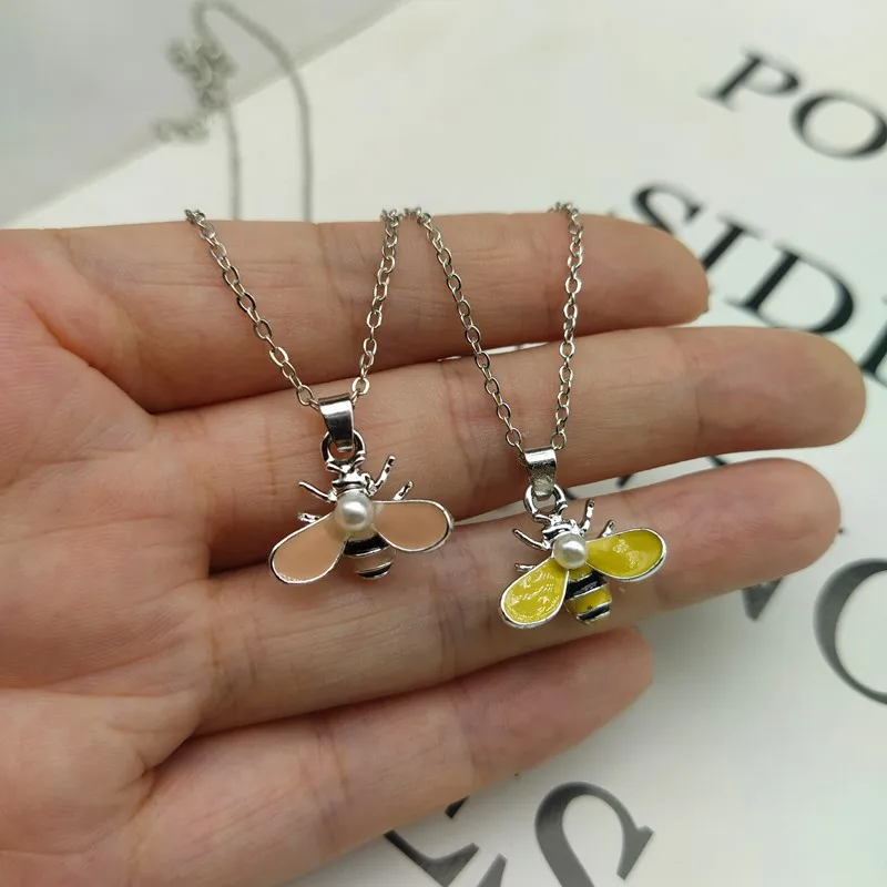 Ожерелье в виде пчелы милое Новое модное ожерелье для девушек и женщин милый
