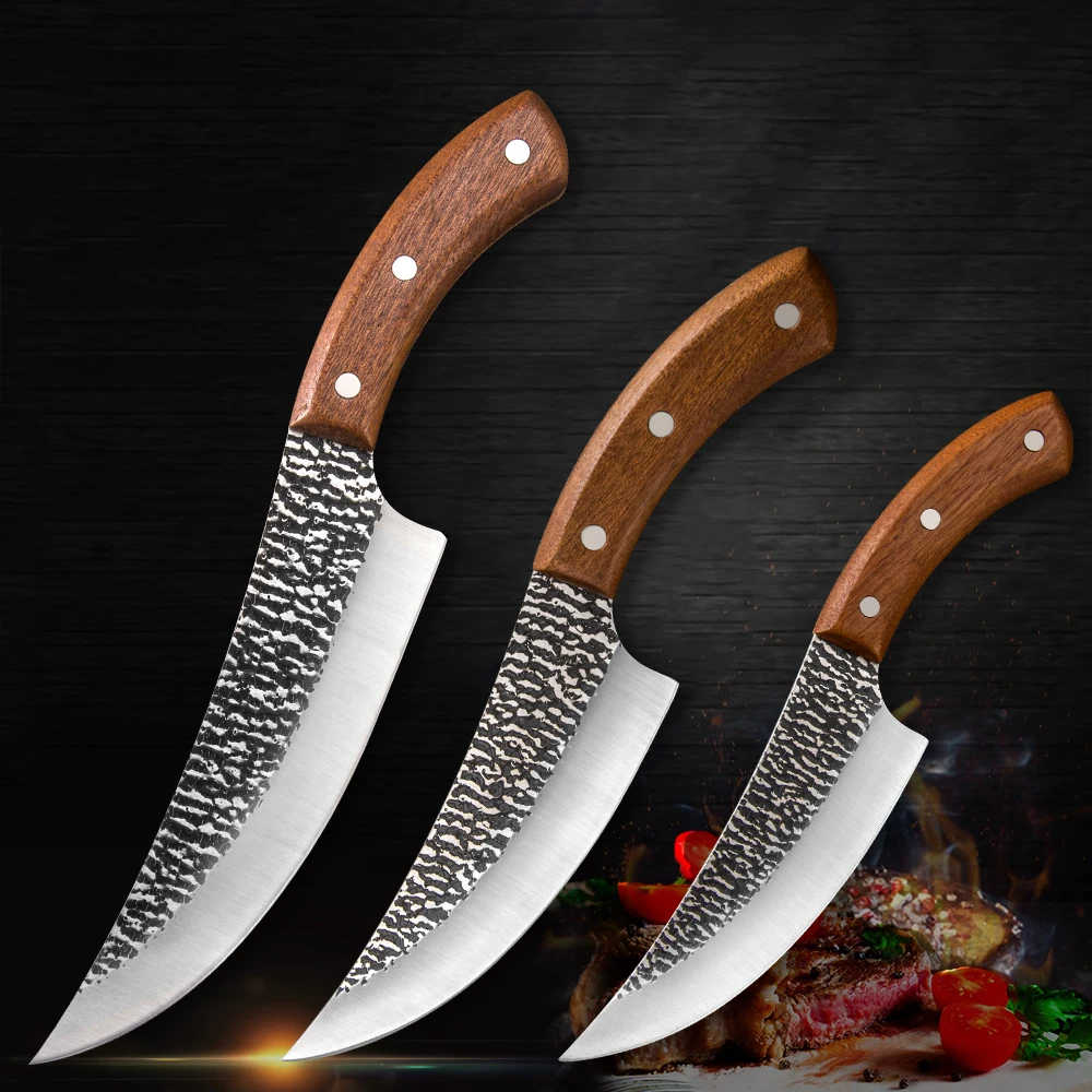 5 6 7 Inch Chef's Knife Forged Outdoor Hunting Knife Meat Bone Fish Fruit Vegetable Butcher Knife Stainless Steel Kitchen Knife
5 6 7 Inch Chef's Knife Forged Outdoor Hunting Knife Meat Bone Fish Fruit Vegetable Butcher Knife Stainless Steel Kitchen Knife