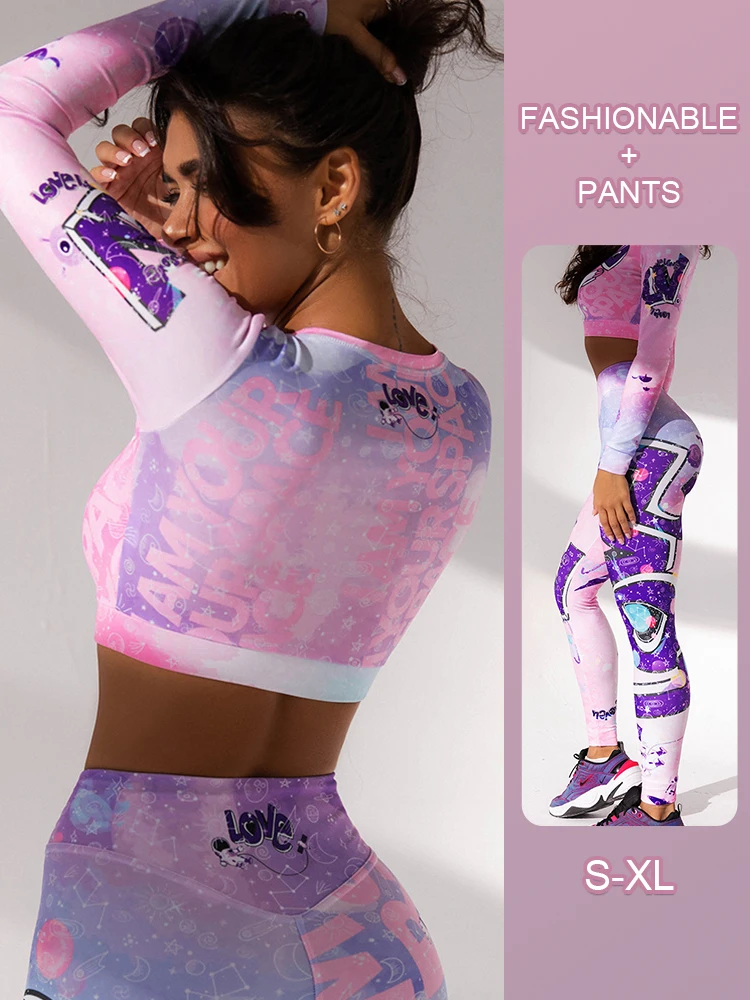 Women's 2 Piece Workout Set Seamless Yoga Pants High-Waisted Leggings Long Sleeve Crop Top Fitness Exercise Athletic Outs
Women's 2 Piece Workout Set Seamless Yoga Pants High-Waisted Leggings Long Sleeve Crop Top Fitness Exercise Athletic Outs