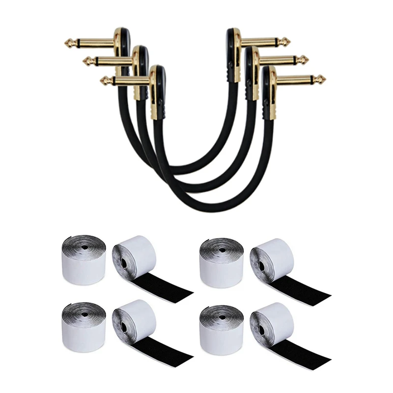 HOT 3PCS Guitar Patch Cables Right Angle Plug 30CM With 4Pcs Mounting Tape Guitar Part Power-Grip Electric Guitar Tape
HOT 3PCS Guitar Patch Cables Right Angle Plug 30CM With 4Pcs Mounting Tape Guitar Part Power-Grip Electric Guitar Tape