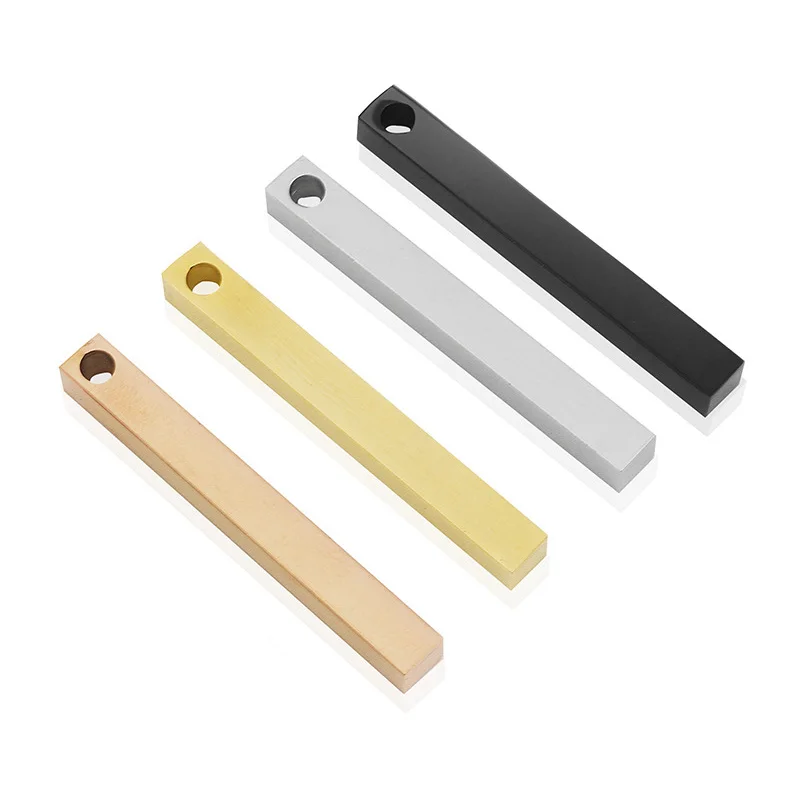 Rectangle Pendant Accessories Fashion Stainless Steel Men Women Chain Necklace Charms for Jewelry Making 2021 Trendy Couple Gift
Rectangle Pendant Accessories Fashion Stainless Steel Men Women Chain Necklace Charms for Jewelry Making 2021 Trendy Couple Gift