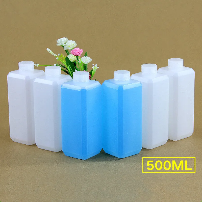 4PCS of 500ML Suqare Plastic Bottle with Lid HDPE Material Empty Lotion Liquid Refillable Bottles 
4PCS of 500ML Suqare Plastic Bottle with Lid HDPE Material Empty Lotion Liquid Refillable Bottles