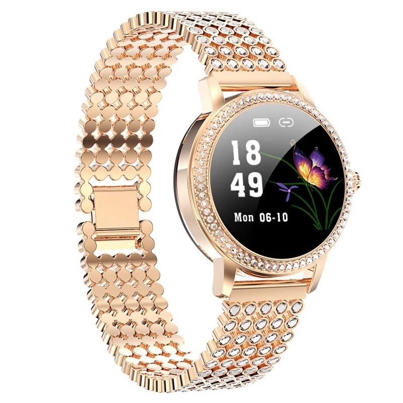 Smart Watch Women Beautiful Watches IP68 Steel Waterproof Strap Heart Rate LW20 Smart Watch Gift for Lovers
Smart Watch Women Beautiful Watches IP68 Steel Waterproof Strap Heart Rate LW20 Smart Watch Gift for Lovers