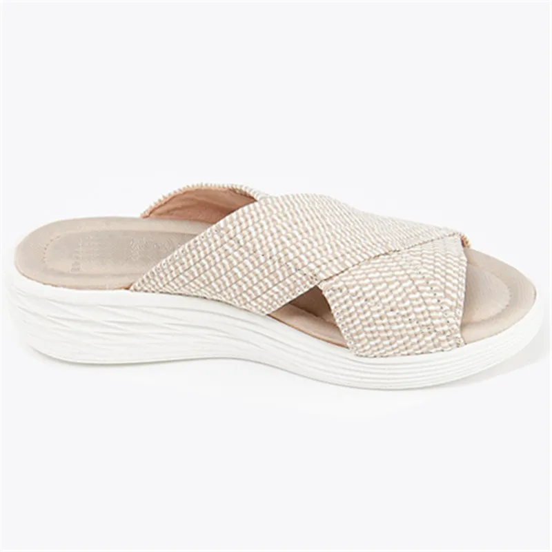 Summer Slippers Women Female Vulcanized Shoes 2021 Solid Thick Bottom Fashion Slip On Casual Platform Shoes Woman Flats Zapatos
Summer Slippers Women Female Vulcanized Shoes 2021 Solid Thick Bottom Fashion Slip On Casual Platform Shoes Woman Flats Zapatos