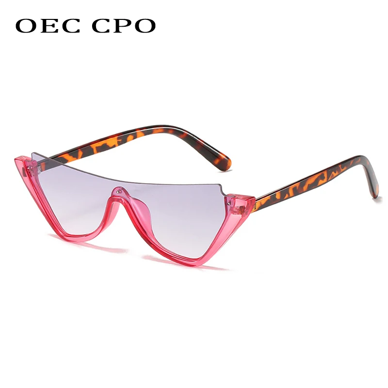 OEC CPO New Semi-Rimless Cat eye Sunglasses Women Fashion Crystal Clear Small Grandient Sun Glasses For Female Shades UV400 O774 
OEC CPO New Semi-Rimless Cat eye Sunglasses Women Fashion Crystal Clear Small Grandient Sun Glasses For Female Shades UV400 O774