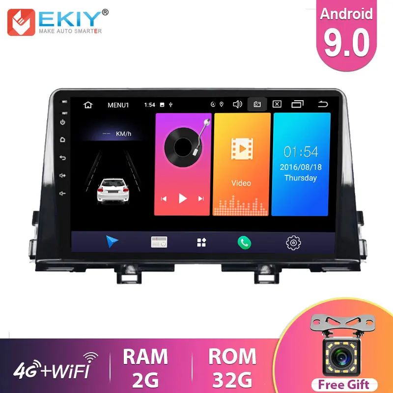 EKIY 9 ''IPS Android 9,0 автомобильное радио для KIA PICANTO Morning 2017 2018 2019 GPS-навигация мультимедийный плеер стереомагнитофон
EKIY 9 ''IPS Android 9,0 автомобильное радио для KIA PICANTO Morning 2017 2018 2019 GPS-навигация мультимедийный плеер стереомагнитофон