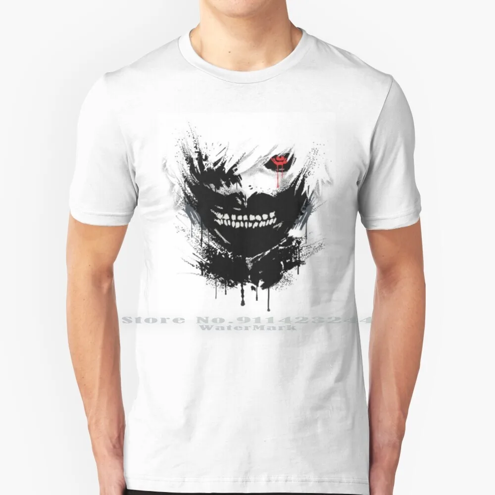 

Tokyo Ghoul T Shirt Cotton 6XL Tokyo Ghoul Goul Toquio Ghuol Anime Sleeve Heavy Blood Hero Vampire Metal Black Exorcist