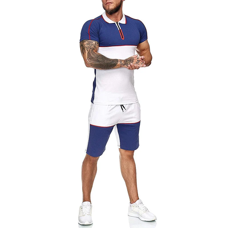 summer sets men Casual fashion Patchwork Short Sleeve T-shirt Shorts set sports suit men jogging soccer tracksuit men
summer sets men Casual fashion Patchwork Short Sleeve T-shirt Shorts set sports suit men jogging soccer tracksuit men