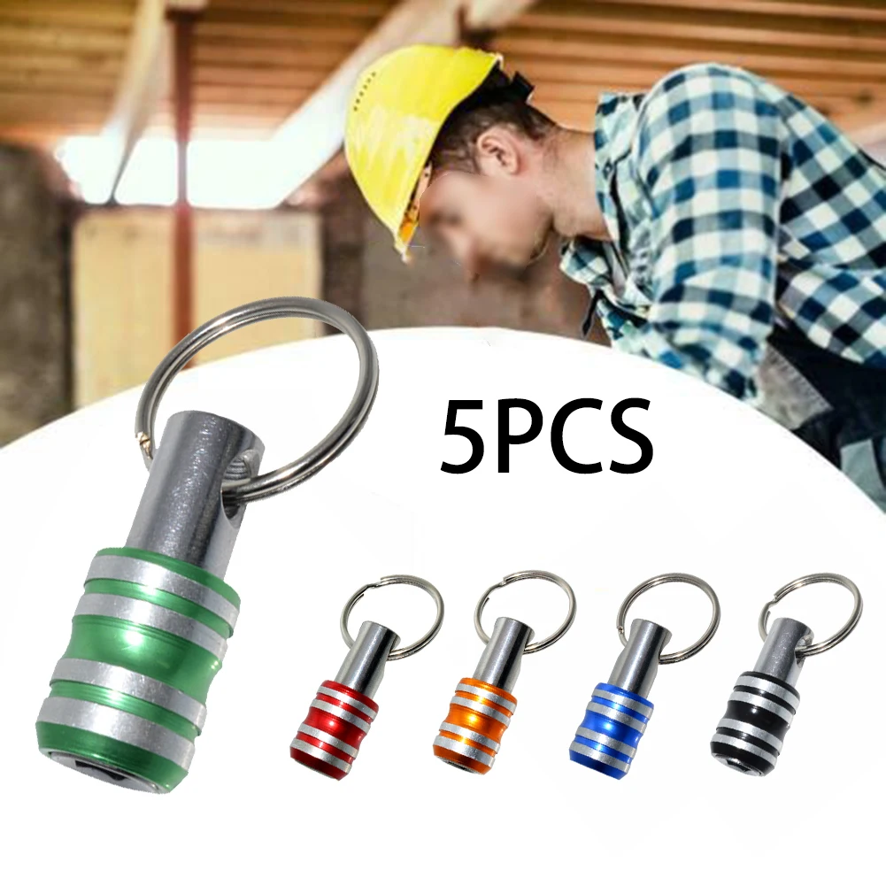 5pcs Screwdriver Bit Holder 1/4\" Hex Shank Keychain Bit Bits Stainless steel 35x6.35mm
5pcs Screwdriver Bit Holder 1/4\" Hex Shank Keychain Bit Bits Stainless steel 35x6.35mm