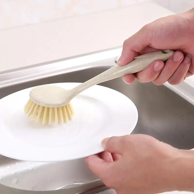 Kitchen Dishwashing Brush Household Washing Pot Brush Sink Stove Cleaning Brush Wheat Straw Decontamination Long Handle Washing
Kitchen Dishwashing Brush Household Washing Pot Brush Sink Stove Cleaning Brush Wheat Straw Decontamination Long Handle Washing