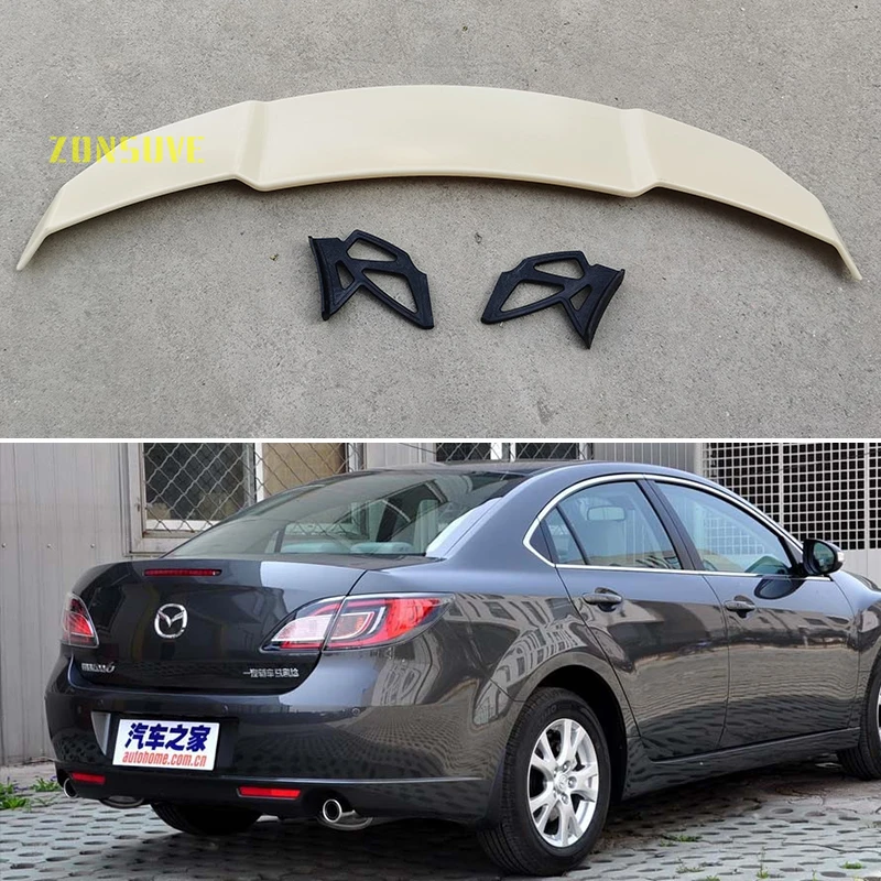 Подходит для Mazda 6 2009-2015, комплект спойлеров для заднего крыла автомобиля, седана, аксессуары из АБС-пластика
Подходит для Mazda 6 2009-2015, комплект спойлеров для заднего крыла автомобиля, седана, аксессуары из АБС-пластика