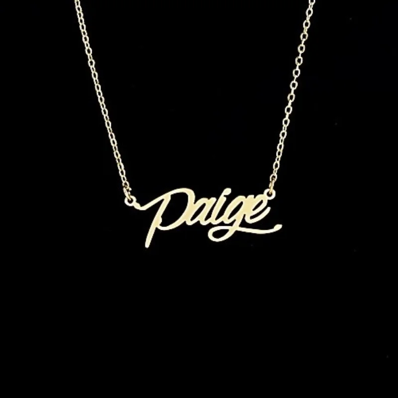 Stainless Steel Gold Name Necklace Customized Necklaces Birthday Gift Personalized Jewelry
Stainless Steel Gold Name Necklace Customized Necklaces Birthday Gift Personalized Jewelry