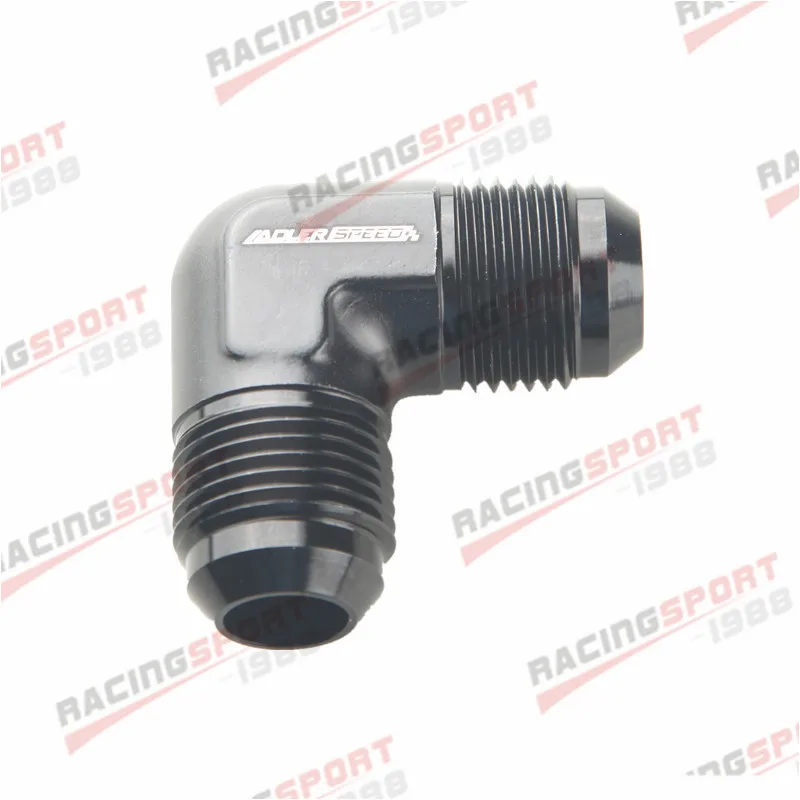 90 Degree -10 AN To -10 AN Male Flare Union Fitting Adapter Black
90 Degree -10 AN To -10 AN Male Flare Union Fitting Adapter Black