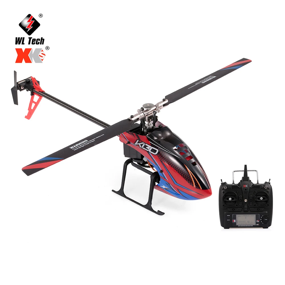 WLtoys XK K130-B RC Helicopter Brushless 3D6G Flybarless S-FHSS Stunt Remote Control Helicopter Toy with 3 Batteries
WLtoys XK K130-B RC Helicopter Brushless 3D6G Flybarless S-FHSS Stunt Remote Control Helicopter Toy with 3 Batteries