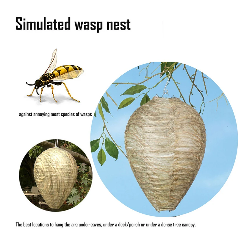 Original Natural and Safe Non-Toxic Hanging Wasp Deterrent for Wasps Hornets Yellow Jackets Outdoor Tech Hanging Wasp Bee Trap
Original Natural and Safe Non-Toxic Hanging Wasp Deterrent for Wasps Hornets Yellow Jackets Outdoor Tech Hanging Wasp Bee Trap