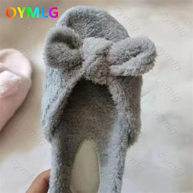 Large size slippers, new style bowknot lamb wool cotton slippers, women's warm woolen slippers furry slippers
Large size slippers, new style bowknot lamb wool cotton slippers, women's warm woolen slippers furry slippers