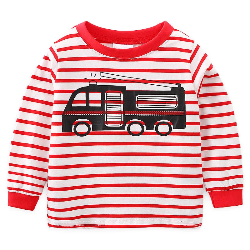 Kids Sleepwear Boys Pijamas Pajama Sets New Children Cotton Striped Long Sleeve Home Clothing Set Firetruck Cartoon 2-7y
Kids Sleepwear Boys Pijamas Pajama Sets New Children Cotton Striped Long Sleeve Home Clothing Set Firetruck Cartoon 2-7y