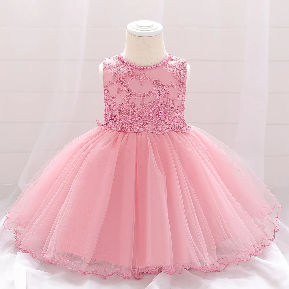 Lace Newborn Baby Girl 1 Year Birthday Dress Pearls Decoration Toddler Christening Dress Infant Princess Party Dresses For Girls
Lace Newborn Baby Girl 1 Year Birthday Dress Pearls Decoration Toddler Christening Dress Infant Princess Party Dresses For Girls