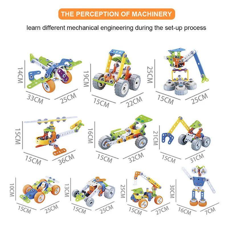DIY Science Kits STEAM Assembled Soft Plastic Building Block Robot Puzzle Machine Car Education School STEAM Projects Toys
DIY Science Kits STEAM Assembled Soft Plastic Building Block Robot Puzzle Machine Car Education School STEAM Projects Toys