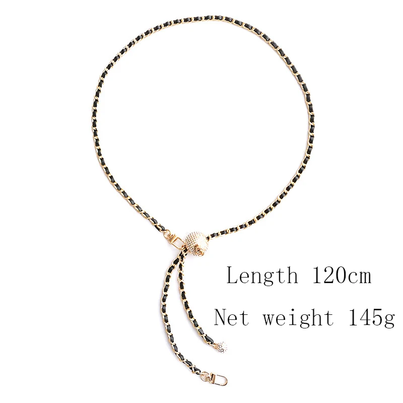 Parts Purse Chain for Ladies Bag Small Gold Beads Round Ball Chain Shoulder Strap Thin Chain Bag Accessories
Parts Purse Chain for Ladies Bag Small Gold Beads Round Ball Chain Shoulder Strap Thin Chain Bag Accessories