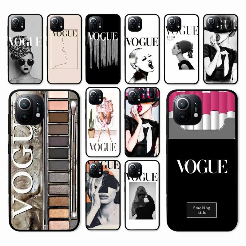 Luxury fashion magazine VOGUE Phone Case For Xiaomi Mi Note 10 Pro 8 Lite 9 Se 10T 6X 6 5X 5 F1 Mix 2S Max 2 3 Cover
Luxury fashion magazine VOGUE Phone Case For Xiaomi Mi Note 10 Pro 8 Lite 9 Se 10T 6X 6 5X 5 F1 Mix 2S Max 2 3 Cover