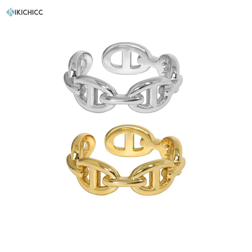 KIKICHICC 925 пробы цвет серебристый, Золотой 2021 большой цепи любимой Регулировка размера кольца геометрической формы регулировочного кольца юв...
KIKICHICC 925 пробы цвет серебристый, Золотой 2021 большой цепи любимой Регулировка размера кольца геометрической формы регулировочного кольца юв...