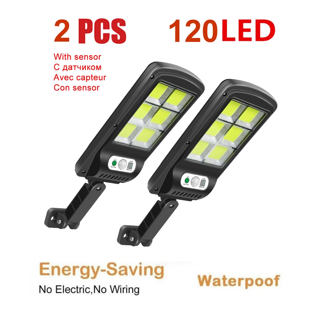 2pcs tabular oblong 128 LED Outdoor Solar Wall Lamp Emergency Security Solar Light PIR Motion Sensor Waterproof Light Garden Pat
2pcs tabular oblong 128 LED Outdoor Solar Wall Lamp Emergency Security Solar Light PIR Motion Sensor Waterproof Light Garden Pat