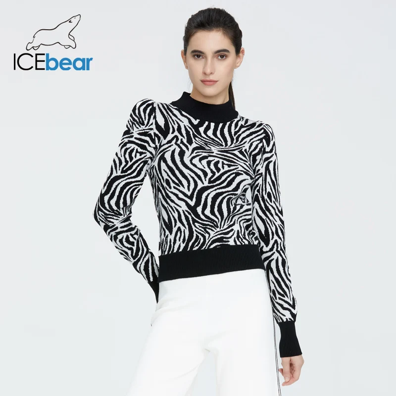 Женская приталенная рубашка-свитер icebear рубашка в европейском и американском