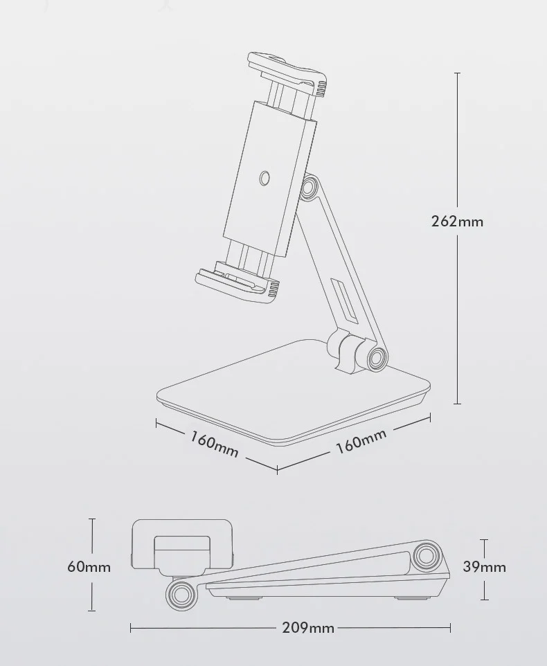 Stand for Desk Hands Free Aluminum Alloy Smart Phone Holder for iPhone X/XR/XS, iPad Air Mini Pro 4.7''-12.9''
Stand for Desk Hands Free Aluminum Alloy Smart Phone Holder for iPhone X/XR/XS, iPad Air Mini Pro 4.7''-12.9''