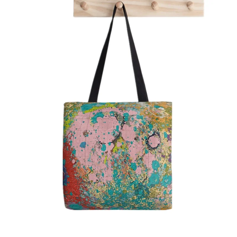 Women Shopper bag geology Moon Printed Kawaii Bag Harajuku Shopping Canvas Shopper Bag girl handbag Tote Shoulder Lady Bag
Women Shopper bag geology Moon Printed Kawaii Bag Harajuku Shopping Canvas Shopper Bag girl handbag Tote Shoulder Lady Bag