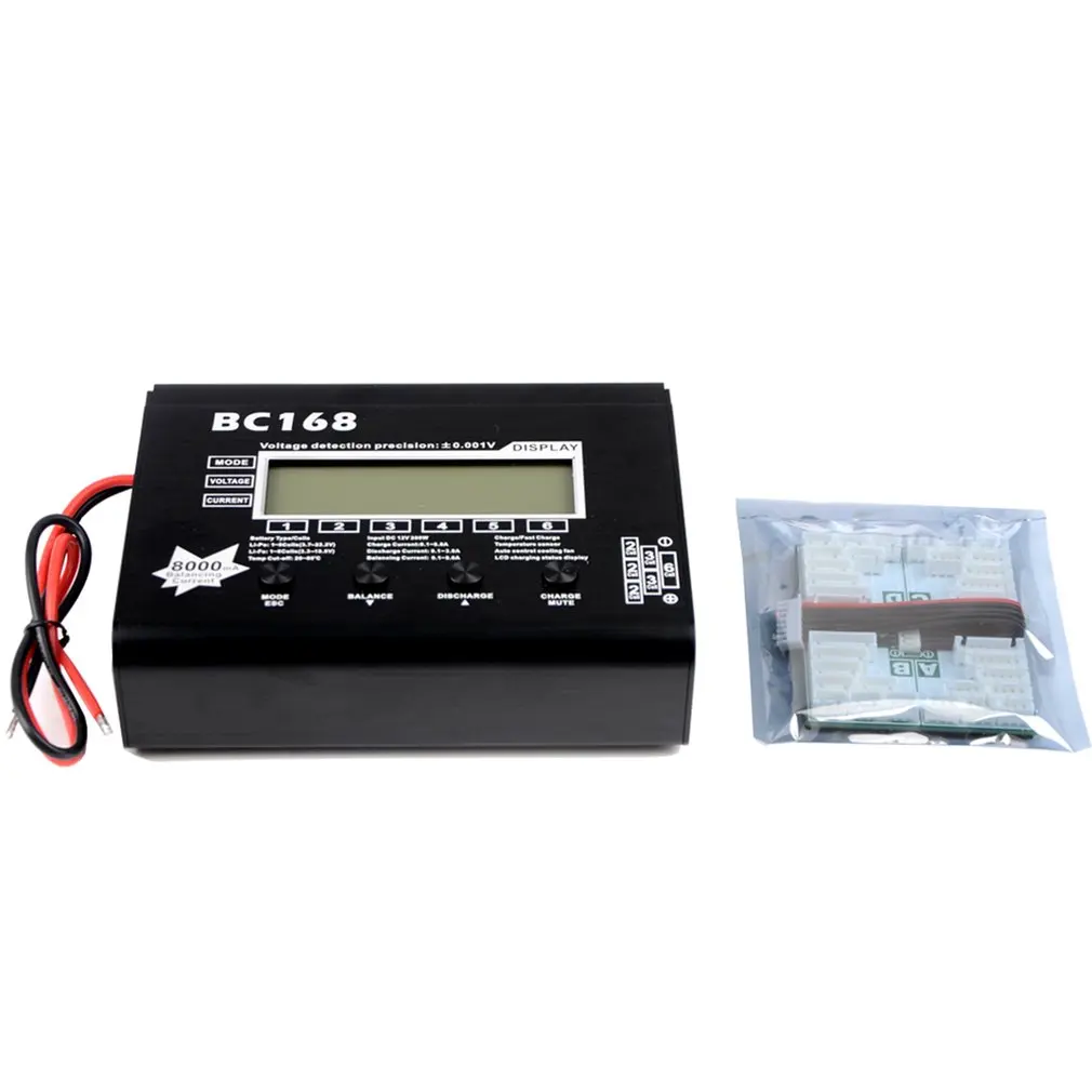 BC168 8A High Speed Lithium Battery Balance Chargers LCD Intellective Balance Charger Super Speed LCD Discharger For Rc Toys
BC168 8A High Speed Lithium Battery Balance Chargers LCD Intellective Balance Charger Super Speed LCD Discharger For Rc Toys