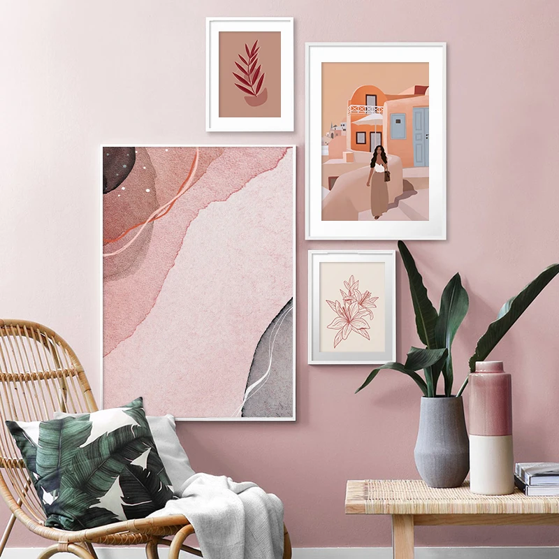Boho Abstract Trendy Girl Poster Pink Texture Canvas Print Floral Cactus Painting Wall Art Pictures Living Room Home Decoration
Boho Abstract Trendy Girl Poster Pink Texture Canvas Print Floral Cactus Painting Wall Art Pictures Living Room Home Decoration