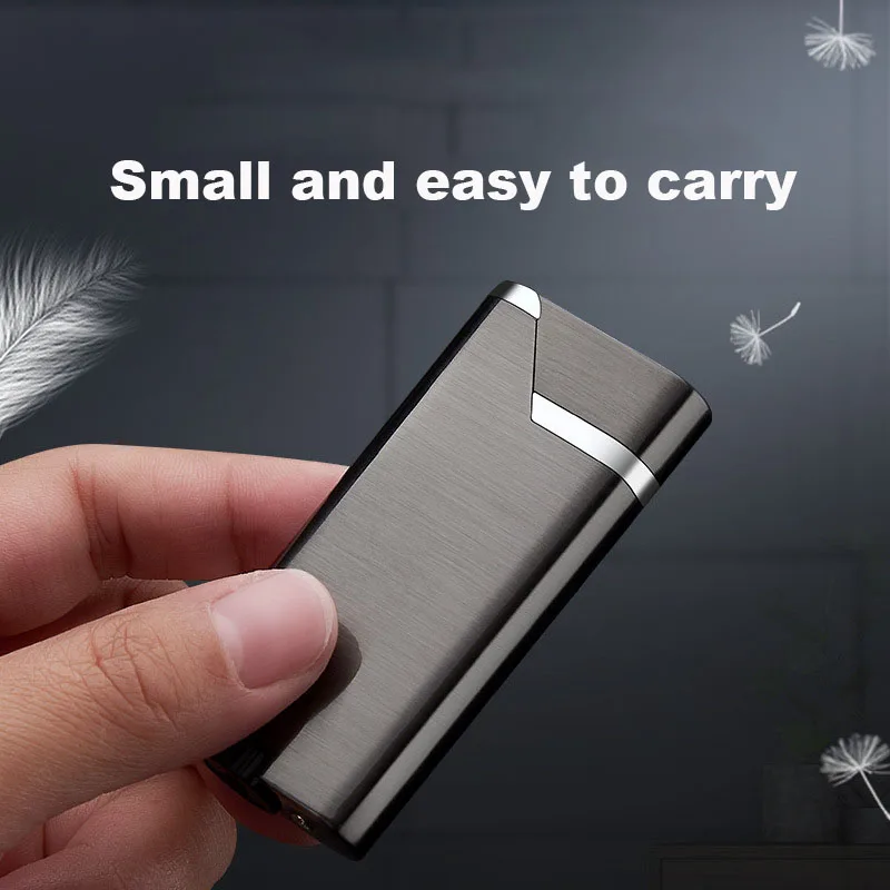 Metal Windproof Gas Spray Gun Butane Torch Ultra-thin Portable smoking Torch Gadgets For Men Lighter
Metal Windproof Gas Spray Gun Butane Torch Ultra-thin Portable smoking Torch Gadgets For Men Lighter