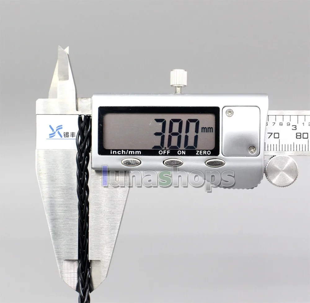LN006600 2 5 мм 4 8-жильный посеребренный черный кабель для наушников HiFiMan HE400 HE5 HE6 HE300 HE4