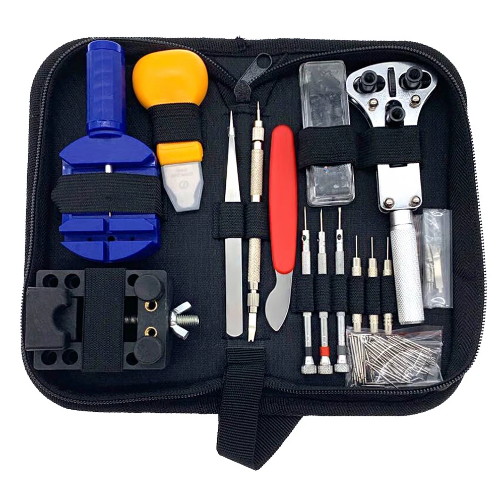 144Pcs/Set Watch Repair Tool Kit Case Opener Remover Screwdriver Watchband Wristwatch Repairing Tools
144Pcs/Set Watch Repair Tool Kit Case Opener Remover Screwdriver Watchband Wristwatch Repairing Tools