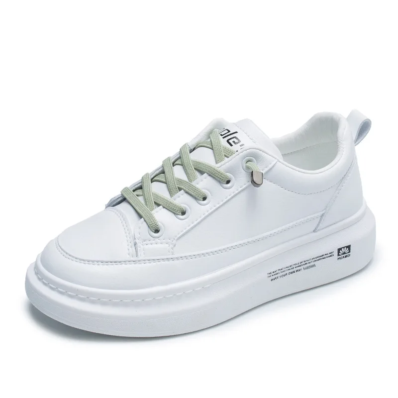 White Shoes for Women Autumn New Women's Board Shoes Fashion Platform Height Increasing Breathable Student Sneakers