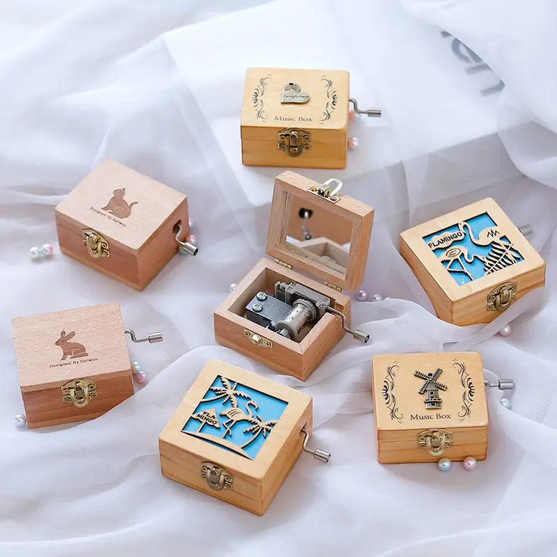 2021 New Wooden Carved Hand-Cranked Music Box Cartoon Animal Music Box Birthday Gift Christmas New Year Gift Children's Present
2021 New Wooden Carved Hand-Cranked Music Box Cartoon Animal Music Box Birthday Gift Christmas New Year Gift Children's Present