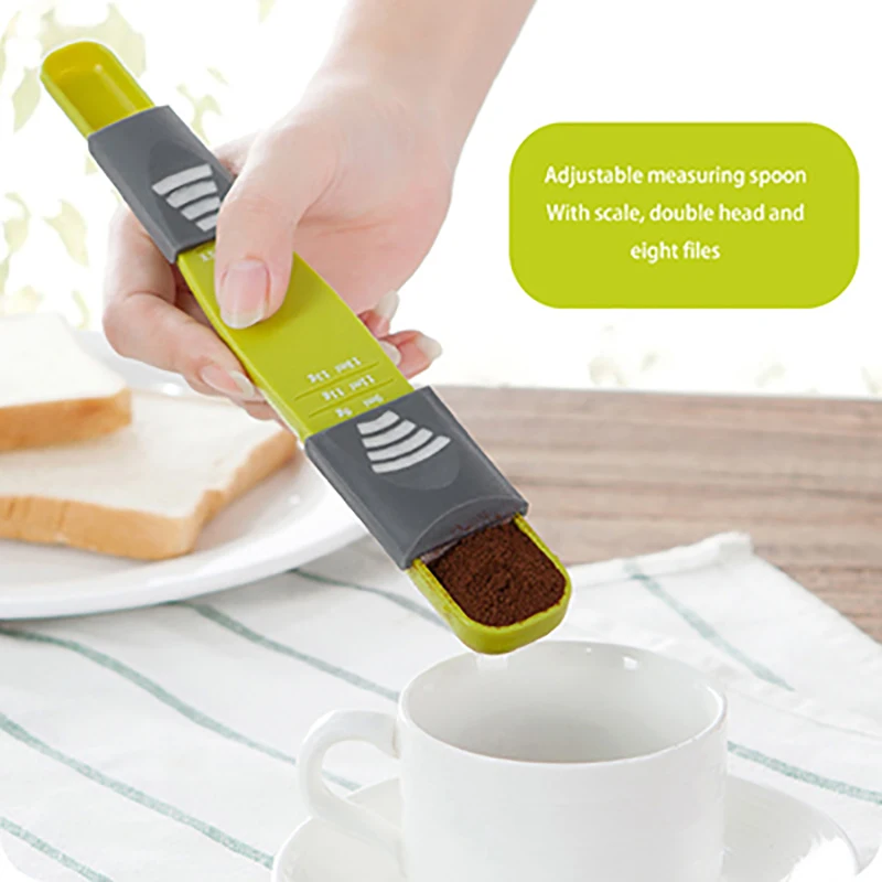 Baking Scale Measuring Spoon Double Head Adjustable Scale Weighing Spoon Measuring Spoon Kitchen Accessories Tool
Baking Scale Measuring Spoon Double Head Adjustable Scale Weighing Spoon Measuring Spoon Kitchen Accessories Tool