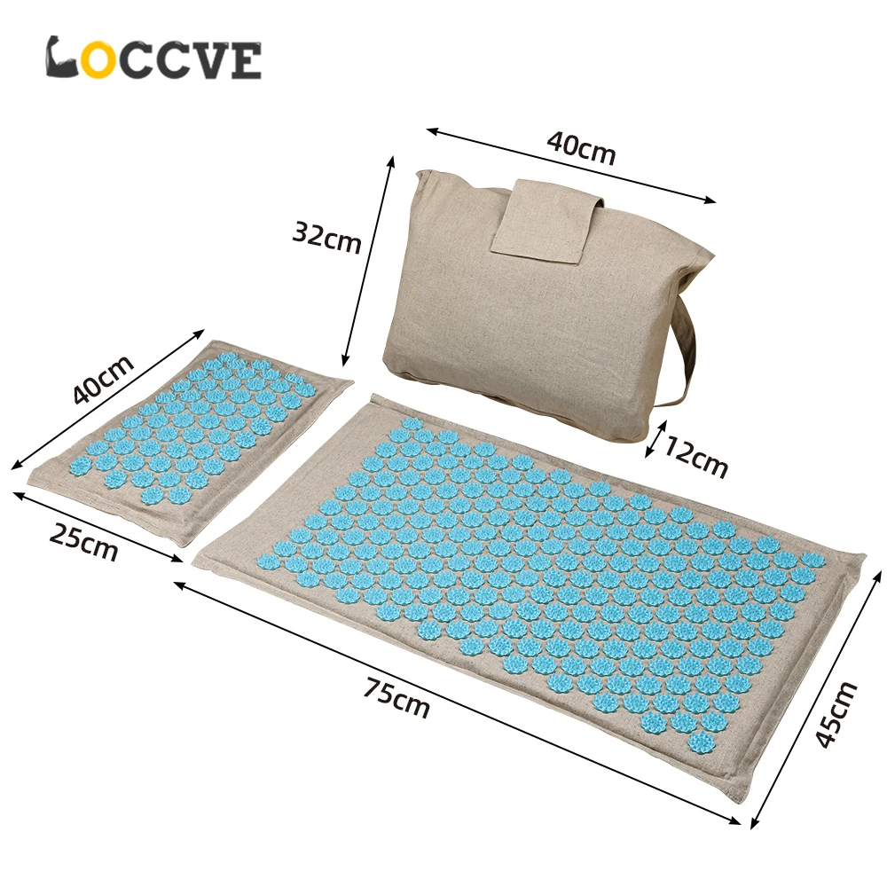 LOCCVE Yoga Mat Coconut Massager Cushion Massage Acupressure Relieve Stress Back Body Pain Spike Mat Acupuncture Mat
LOCCVE Yoga Mat Coconut Massager Cushion Massage Acupressure Relieve Stress Back Body Pain Spike Mat Acupuncture Mat