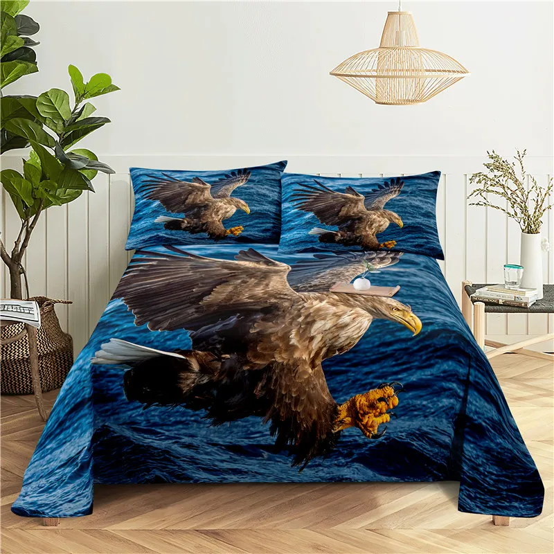 Eagle 0.9/1.2/1.5/1.8/2.0m Digital Printing Polyester Bed Flat Sheet With Pillowcase Print Bedding Set
Eagle 0.9/1.2/1.5/1.8/2.0m Digital Printing Polyester Bed Flat Sheet With Pillowcase Print Bedding Set