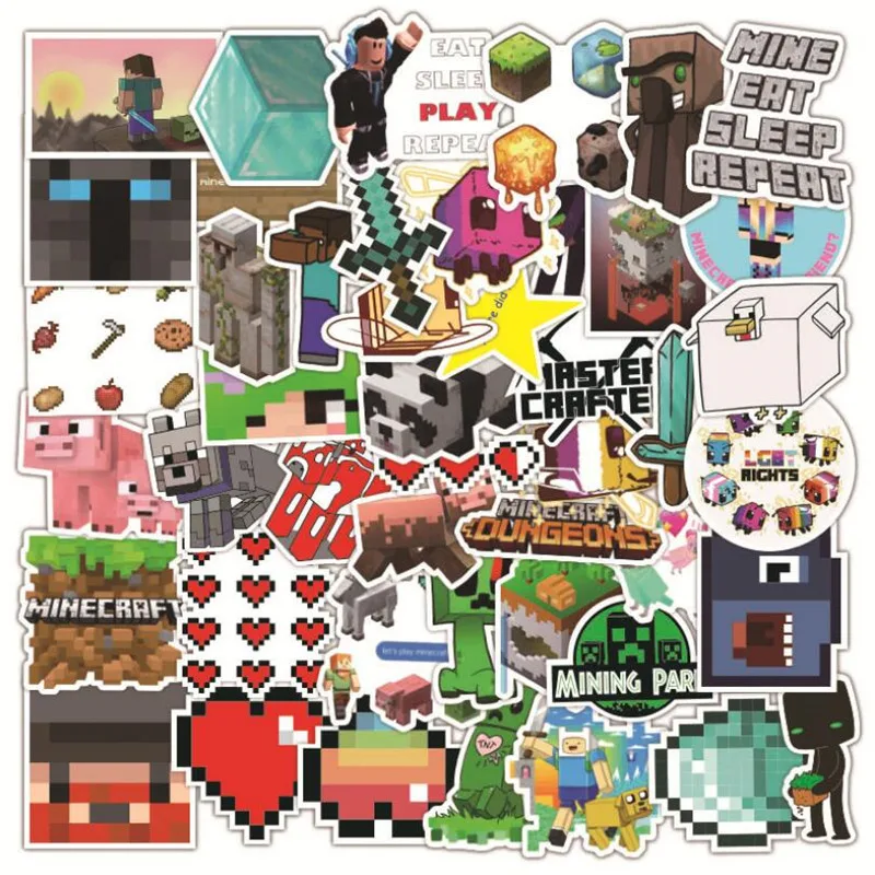 10/30/50 PCS popular game cube man cartoon graffiti helmet car laptop luggage skateboard guitar waterproof sticker wholesale
10/30/50 PCS popular game cube man cartoon graffiti helmet car laptop luggage skateboard guitar waterproof sticker wholesale