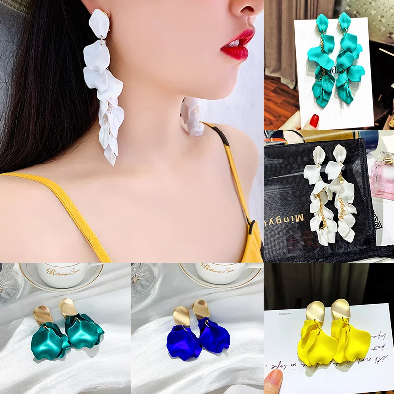 Women's Jewelry Fashion Vintage Gorgeous Dangle Earrings Sexy Rose Petal Long Tassel Earrings Jewelry Party Accessories Gifts
Women's Jewelry Fashion Vintage Gorgeous Dangle Earrings Sexy Rose Petal Long Tassel Earrings Jewelry Party Accessories Gifts