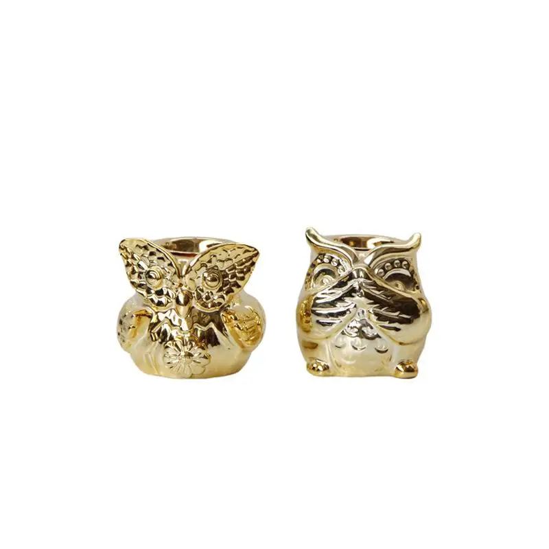 European Style Golden Owl Incense Burner Home Desktop Decoration Creative Luxury Ceramics Incense Holder For Christmas Gift
European Style Golden Owl Incense Burner Home Desktop Decoration Creative Luxury Ceramics Incense Holder For Christmas Gift