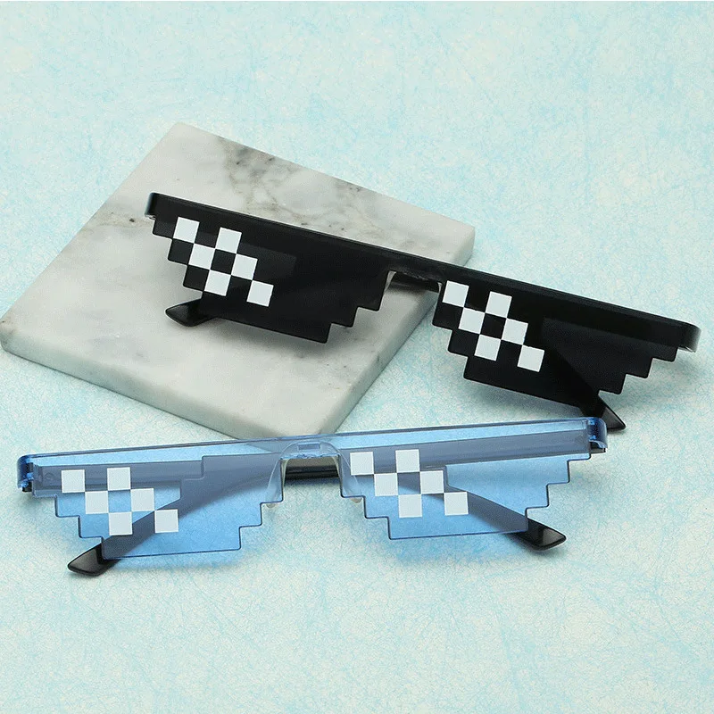 NEW Mosaic Sunglasses Trick Toy Thug Life Glasses Deal With It Glasses Pixel Women Men Black Mosaic Sunglasses Funny toys
NEW Mosaic Sunglasses Trick Toy Thug Life Glasses Deal With It Glasses Pixel Women Men Black Mosaic Sunglasses Funny toys